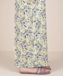 Hot Sapphire Printed Lycra Culottes
