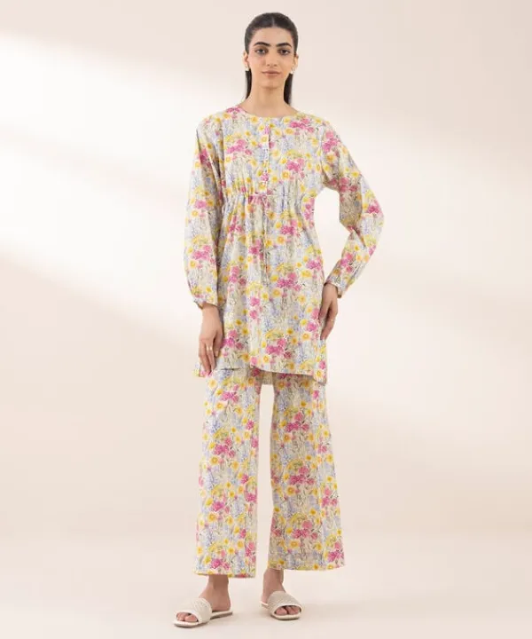 Outlet Sapphire Printed Lycra Shirt