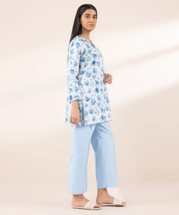 Best Sapphire Printed Lycra Shirt