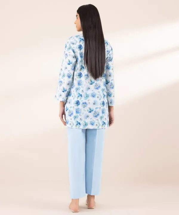 Best Sapphire Printed Lycra Shirt
