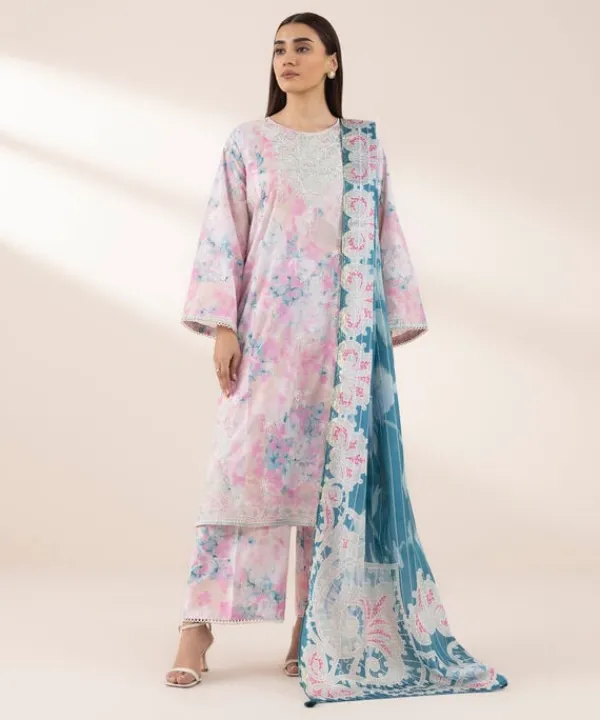 Outlet Sapphire Printed Manaar Dupatta