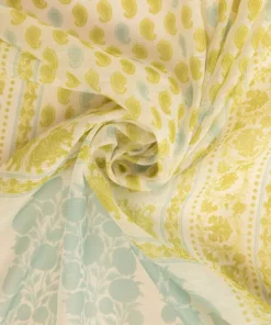 Outlet Sapphire Printed Manaar Dupatta Green