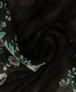 Fashion Sapphire Printed Tissue Dupatta Black