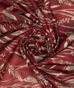 Fashion Sapphire Printed Voile Dupatta Maroon