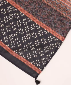 Sale Sapphire Printed Voile Dupatta Blue