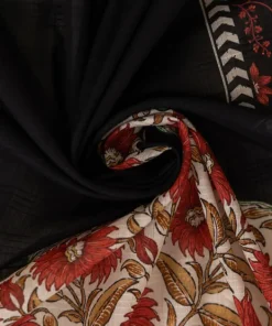 New Sapphire Printed Voile Dupatta Black