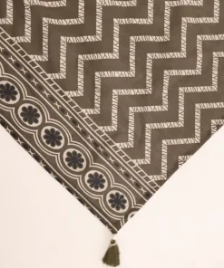 Hot Sapphire Printed Voile Dupatta Green