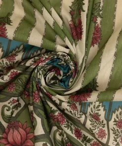 Sale Sapphire Printed Voile Dupatta Green