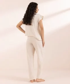 New Sapphire Pull-On Trousers Beige