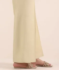 Hot Sapphire Raw Silk Culottes Beige
