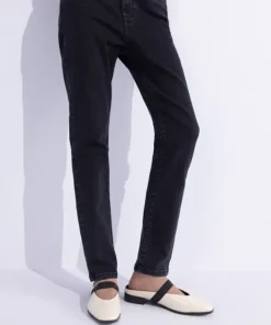 Outlet Sapphire Slim-Fit Jeans Charcoal Wash
