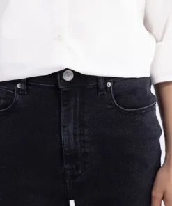 Outlet Sapphire Slim-Fit Jeans Charcoal Wash