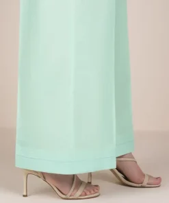 Fashion Sapphire Solid Cambric Culottes