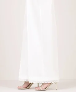 Fashion Sapphire Solid Cambric Culottes