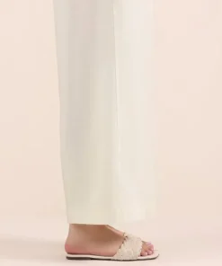 Best Sapphire Solid Cambric Culottes Off White