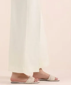 Best Sapphire Solid Cambric Culottes Off White