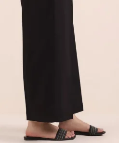 Clearance Sapphire Solid Cambric Culottes Black