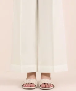 Online Sapphire Solid Cambric Culottes White