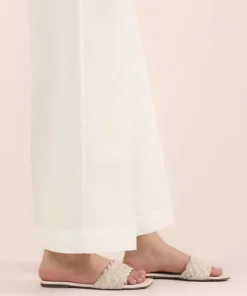 Online Sapphire Solid Cambric Culottes White