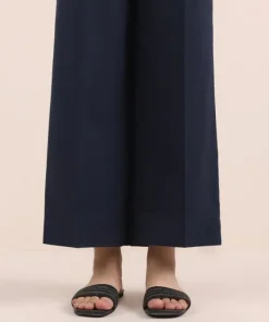 Discount Sapphire Solid Cambric Culottes Blue