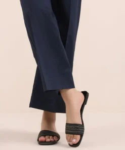Discount Sapphire Solid Cambric Culottes Blue