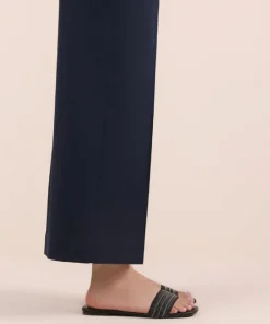 Discount Sapphire Solid Cambric Culottes Blue