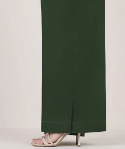 Fashion Sapphire Solid Cambric Culottes