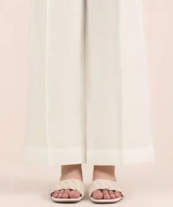 New Sapphire Solid Cambric Culottes Off White