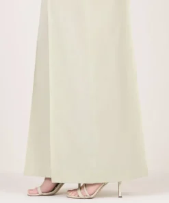 Clearance Sapphire Solid Cambric Flared Pants