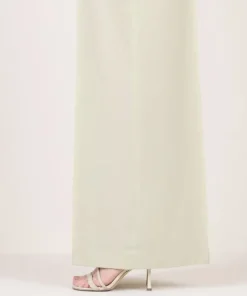 Clearance Sapphire Solid Cambric Flared Pants