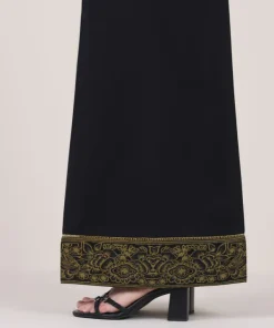 Discount Sapphire Solid Cambric Flared Pants