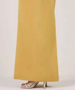 Fashion Sapphire Solid Cambric Flared Pants