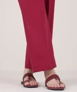 Online Sapphire Solid Cambric Flared Pants