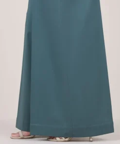 New Sapphire Solid Cambric Flared Pants