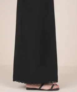 Best Sapphire Solid Cambric Flared Pants