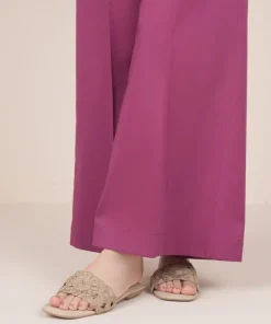 Best Sapphire Solid Cambric Flared Pants
