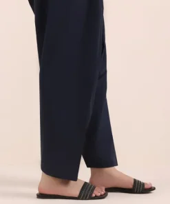 New Sapphire Solid Cambric Shalwar Blue