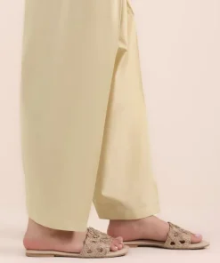 Sale Sapphire Solid Cambric Shalwar Beige