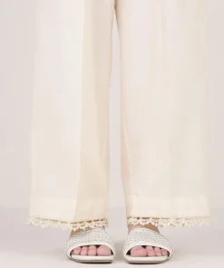 Best Sapphire Solid Cambric Straight Pants