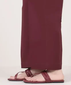 Discount Sapphire Solid Cambric Straight Pants