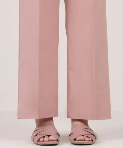 Clearance Sapphire Solid Cambric Straight Pants