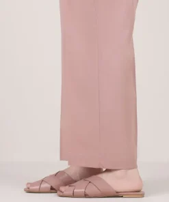 Clearance Sapphire Solid Cambric Straight Pants