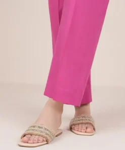 Discount Sapphire Solid Cambric Straight Pants