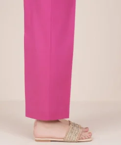 Discount Sapphire Solid Cambric Straight Pants