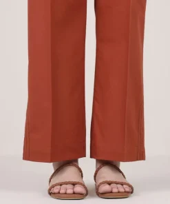 Discount Sapphire Solid Cambric Straight Pants