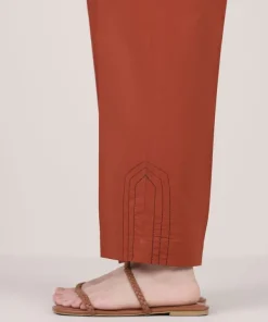 Discount Sapphire Solid Cambric Straight Pants