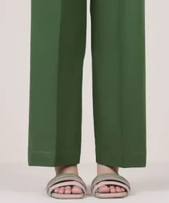 New Sapphire Solid Cambric Straight Pants