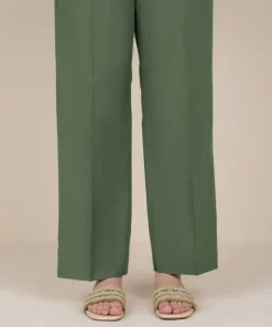 Best Sapphire Solid Cambric Straight Pants