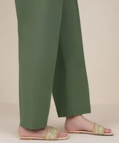Best Sapphire Solid Cambric Straight Pants