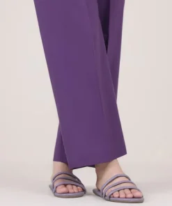 Discount Sapphire Solid Cambric Straight Pants